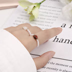 Steinperle - Vintage-Ring mit Perlen