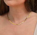 Lucienne - Elegante Goldkette in Schlangendesign