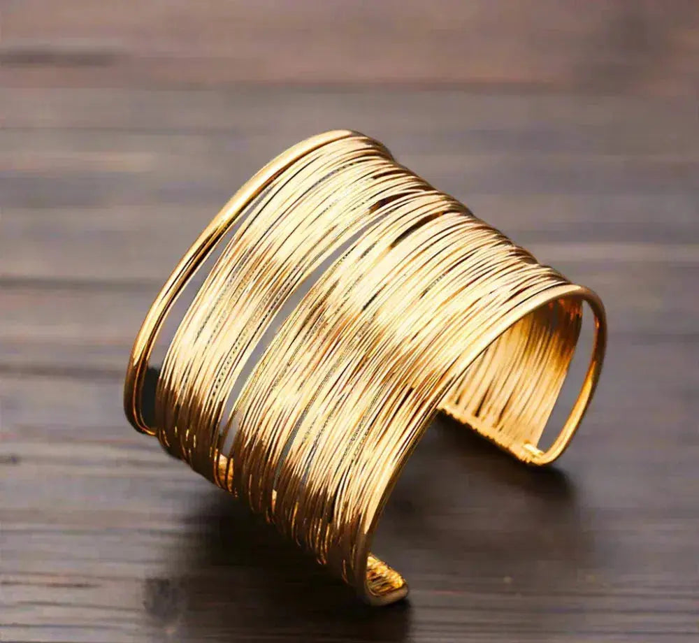 Nadine – Vergoldetes Armband im Vintage-Stil