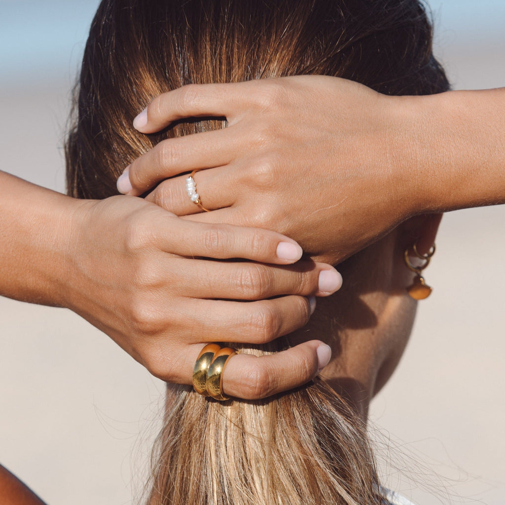Lina – Ring mit kleinen Naturperlen